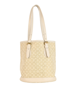 Mini Lin Idylle Bucket PM, Canvas, Cream, FL0047 (2007), S/DB, 2*